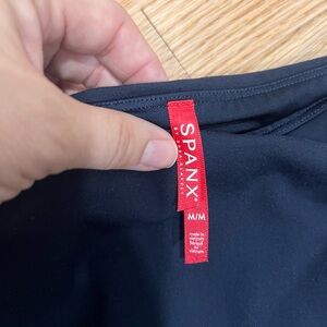 SPANX Navy Blue Shaping Tank with Red Brand Tag